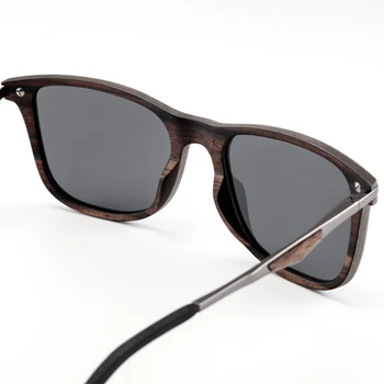 2020 moda gospodo drvene sunčane naočale Polarizd objektiv jedinstveni dizajn ručni rad, crno drvo, drveni, naočale za žene visoke kvalitete s футляром