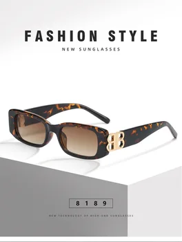 Novi stil klasične retro sunčane naočale žene mali kvadratni okvir pismo sunčane naočale dame ocean leće, sunčane naočale Oculos UV400