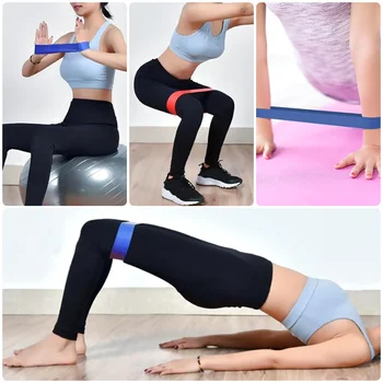 5 kom./compl. joga otpor guma 0.35 mm-1.1 mm pilates sport trening trening guma unutarnji fitness oprema