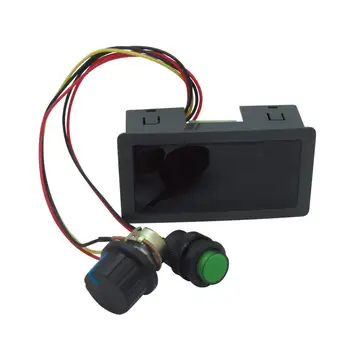Taiss/6V 12V 24V digitalni zaslon LED DC Motor Speed Controller PWM Stepless Speed Control Switch HHO-Vozač - Black CCM5D