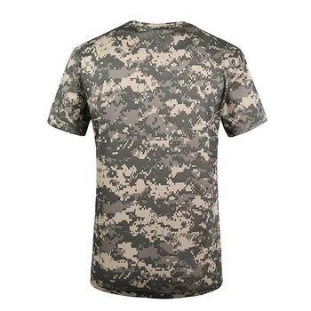 Novi otvoreni lovački t-shirt muški prozračna vojska taktički borbeni majica Military Dry Sport Camo Camp Tees-ACU Green S