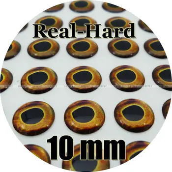 10mm 3D Real Hard / Wholesale 280 Soft Molded 3D Holographic Fish Eyes, Fly Tinging, Jig, Lure Making