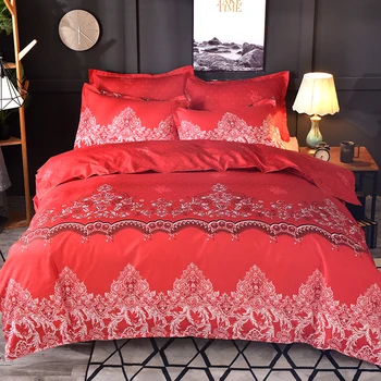 Nordic cvijet posteljina komplet 2 / 3pcs luksuzne čipke deka setovi deka duvet pokriva jednokrevetna dvokrevetna Kraljica King Size nema ručnici