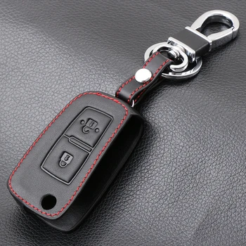 Torbica za ključeve od prave kože Nissan Qashqai J11 X-trail Murano Maxima Tiida Altima Quest Juke Geniss Case Shell Keychain Keybag