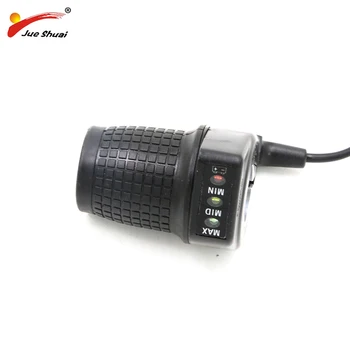 JS Electric Bicycle Half Gas Battery Power display 3 level Electric Bike E Bike Accessories Part Ebike Speed Handle Gas