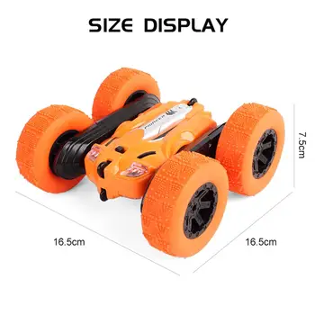 Daljinski upravljač 4CH Car for Toddlers RC Vehicle Stunt Car Toy with Sound and Light Educational Toy Car Boys Girls Kids