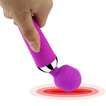 Super moćan magični štapić AV vibrator USB punjenje G Spot vibracioni za žene vaginalni klitoris maser ženski masturbator SexToys