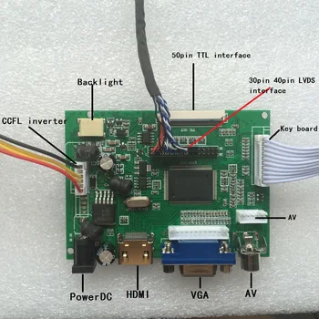 Kit za LTN097XL01 / B01 / A01/H01 / A02 monitor 2av ploča HDMI VGA zaslon kontroler ploča vozača 1024×768 9.7 