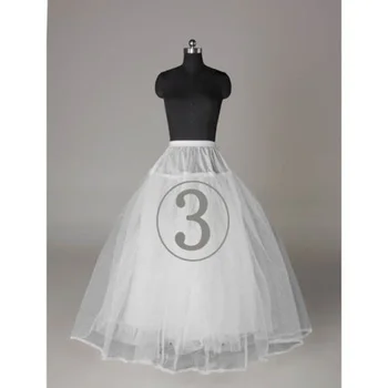Nova bijela rešetka 3 - 6 obruči vjenčanje vjenčanje donja suknja donja suknja slip krinolina