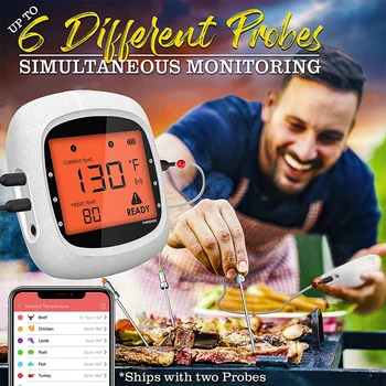 AidMax PRO05 digitalni dom bbq kuhanje termometar termometar za meso Bluetooth povezano za stranke pećnica pušenje