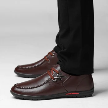 YWEEN nove muške, kožne Casual obuća muška uredski cipele za odmor britanska muška obuća