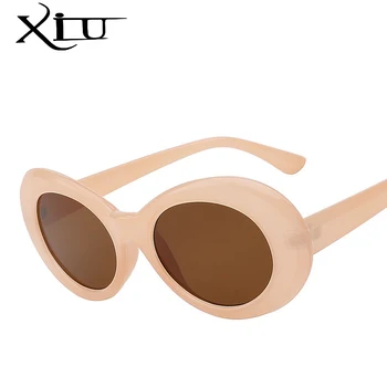 XIU Cateye ženske sunčane naočale klasični retro vintage ovalne naočale za žene je brand dizajner Eeywear visoke kvalitete UV400 Oculos