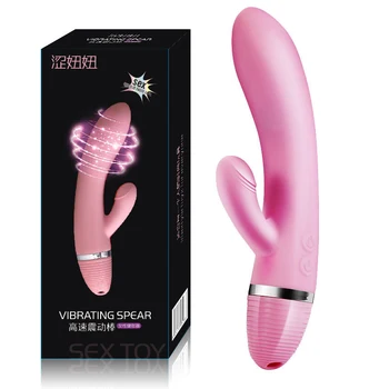 Grijanje dildo vibrator 10 načina G mrlja pička maser žena masturbacija AV Stick Mute dvostruki vibrator seks erotske igračke ženski