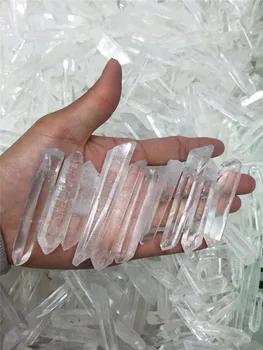 Drop Shipping 10 Kom Prozirni Kristal Kvarca Uzorak Reiki Iscjeljivanje Grubo Dragulj Crystal Točka Meditacije Za Izradu Nakita