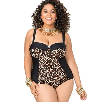 Velika žena леопардовый print kontrastnoj boji tvrdi paket seksi sijamski kupaći kostimi kupaći kostim žene jednodijelni kupaći kupaći Kostim