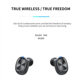 B9 TWS Bluetooth slušalica 5.0 Wireless 8D HIFI sportski slušalice obostrane stereo otiska prsta press-slušalice,za Xiaomi Samsung Huawe