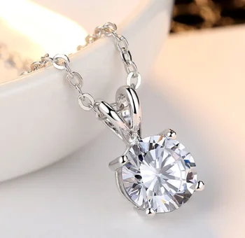 VCC16 925 sterling srebra vjenčanje biseri Cirkon ogrlica i naušnice Crystal ljubitelje narukvica