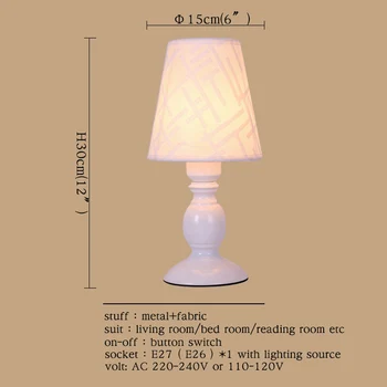 Lampe lampe za moderan ured za kreativno uređenje krevet led žarulja tkanina za predsoblje Dnevni boravak Spavaća soba hotel