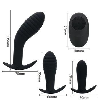 OLO dildo vibrator analni čep 10 Brzina anus, Vagina masturbator masaža prostate analni čep je seksi igračke za žene muškarac