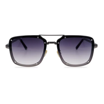 Eoom Brand 2020 Design Men Metal kvalitetne luksuzne metalik muške sunčane naočale visoke kvalitete kvadratni oblik UV 400 s besplatnim torbica