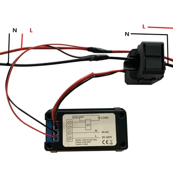 AC 50-300V voltmetar ampermetar KWS Power Energy Meter LED digitalni vat-sat metar ac električno brojilo s funkcijom resetiranja