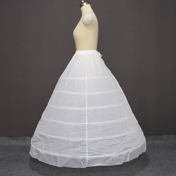 Novi dolazak 6 obruča donja suknja za magnitude haljina vjenčanica krinolina donja suknja vjenčanje pribor