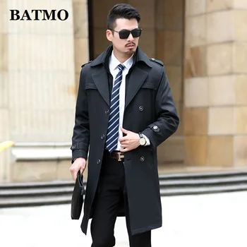 BATMO 2020 winter&autumn highquality wool thicked trench coat men,gospodo duge vunene jakne,plus veličina S-XXXL