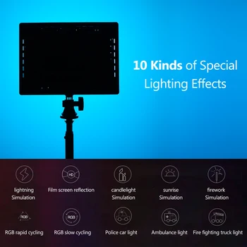 YONGNUO YN300 Air II LED RGB Light Camera Photo LED Video Light 3200K-5600K Fill Light Lamp Photography Lighting