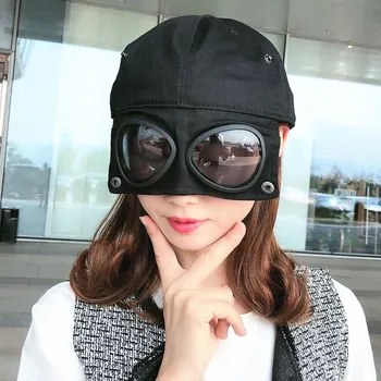 Nove ženske strme pilot kape za putovanja odrasli muškarci svakodnevni vez Snapback hat s naočalama