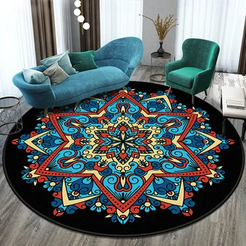 Glavni dnevni boravak tepih spavaća soba Europska klasicni geometrijski uzorak cijele tepih etnička cvjetni mandala ulaz deka