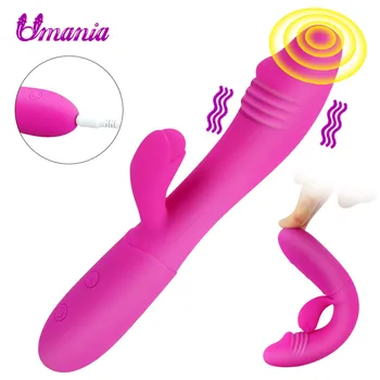 G-Spot vibrator Rabbit vibrator Dvostruka stimulacija vibratori za žene Ženski masturbator USB seks igračke pička orgazam igračke za odrasle