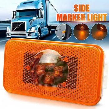 2 komada 24V Auto Truck LED strani dimenzionalni fenjer 4LEDs Amber indikator upozorenja lampe za Volvo Trucks FM/FH