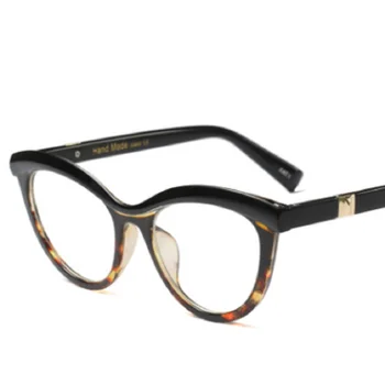 Mačje Oči Naočale Rimless Žene Brand Naočale, Optički Modne Naočale Prozirne Folije Prozirne Leće Cateye Naočale Trend Stil