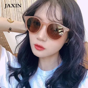 JAXIN okulary novi korejski klasicni Mačje oči Sunčane naočale ženska moda divlja okrugli okvir sunčane naočale muškarci brand dizajn trend ogledalo UV400