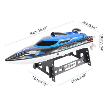 YUKALA Premium Quality HJ808 RC Boat 25km/h 2.4 G High Speed Remote Control Racing Ship Water Speed Boat Children Model Toy Kids
