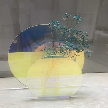 Nordic Duga šarene akril vaze umjetnost geometrijski sunčeva svjetlost Svitanje Zore vaze za uređenje doma dnevni boravak Desktop Decor