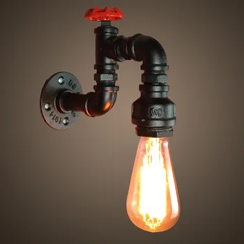Berba Рето Vodovod Zidna Svjetiljka Lampe Od Kovanog Željeza Potkrovlje Industrijski Američki Stil Edison Svjetla Noćni Koridor Glavni Deco