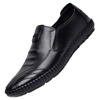 Casual cipele od prave kože za muškarce luksuzni brand visoke kvalitete udoban prozračna cipele za vožnju lijepa cool cipele