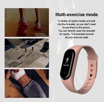 M5 M45 Smart Band Sport fitness sat narukvica fitness tracker Smartband krvni tlak monitor srčane vodootporan narukvica