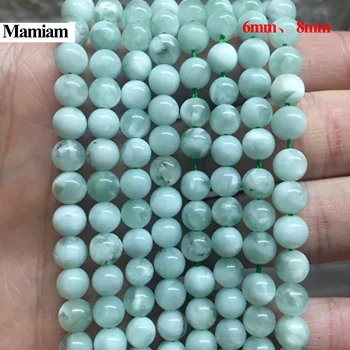 Mamiam Natural A Russia Green Angelite Beads Gladak Cijele Slobodan Kamen Diy Narukvica I Ogrlica Izrada Nakita Dragulj Poklon Dizajn