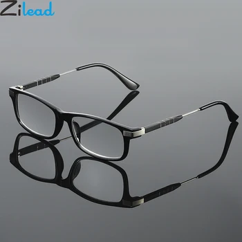 Zilead aluminijske naočale za čitanje muški posao Предбиопия naočale za dalekovidnost naočale Naočale s diopters + 1,0 do 4,0 унисекса