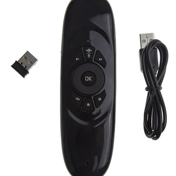 2.4 Ghz Fly Air Mouse bežična tipkovnica C120 T10 gamer 3 osi žiro daljinski upravljač za android TV Box Mac MINI PC pojedinca ili kućanstva
