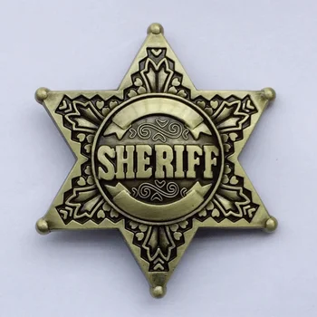 Imbus znak zvijezde metalne kopče remena za muškarce SAD-Šerif ikone kopče za pojas visoke kvalitete Zapadni Kauboj zona pribor