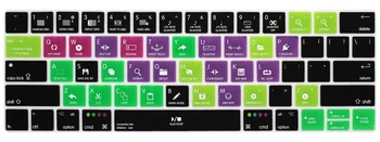 Za osjetljivog na dodir, Macbook 13 15, Ableton Live Shortcut Hotkey Silicone US Keyboard Cover Skin For Mac A1706 A1707 (2016 Release)