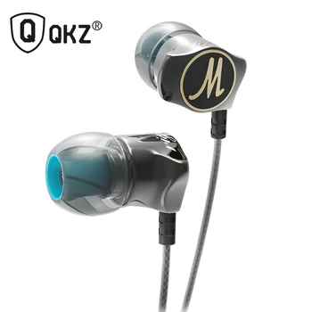 QKZ DM7 Special Edition pozlaćena telo slušalice doček HD HiFi slušalice za univerzalne telefona i tableta