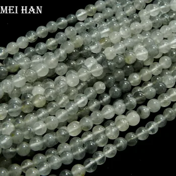 Veleprodaja (2 teme/komplet) 8 mm prirodni mutan kvarc glatke okrugle slobodan perle za izradu nakita diy Dizajn narukvica i ogrlica