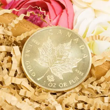 Kanada zlato poziv kovanice javorov list Commonwealth Kraljica novčić nezaboravne prikupiti dar oznaku pad isporuka umjetnički suvenir