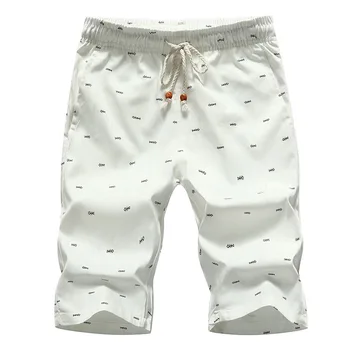 FGKKS modni brand Muške kratke hlače 2020 ljetne muške prozračna riba kosti ispis kratke hlače muške svakodnevne Bermuda kratki