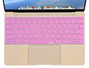 XSKN Spanish Letters Top Quality Silicone Keyboard Cover Skin Protector za MacBook 12 inča, izgleda SAD-u, 4 boje po izboru
