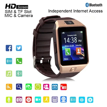 Bluetooth Smart Watch DZ09 Smartwatch Watch Phone podržava SIM TF kartice s kamerom za Android i IOS Digital montre homme